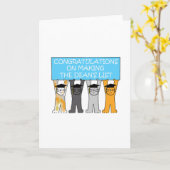 De Gelukwensen van de Lijst van de deken Kaart (Gele Bloem)