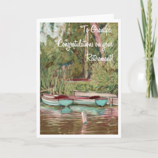 De Gelukwensen van de pensionering voor een Kaart (Voorkant)