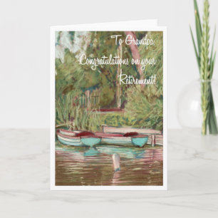 De Gelukwensen van de pensionering voor een Kaart