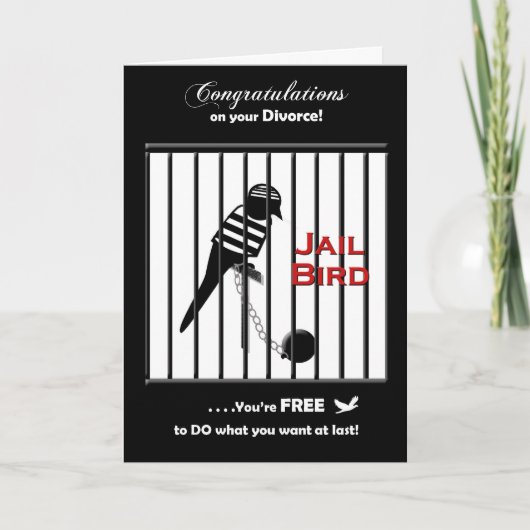 De Gelukwensen van de scheiding Kaart (Voorkant)