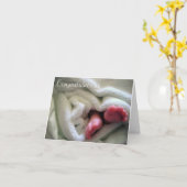 De Gelukwensen van het baby Kaart (Gele Bloem)