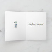 De Gelukwensen van het baby voor nieuwe of Kaart (Binnen)