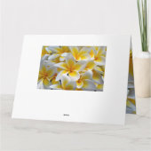 De gelukwensen van het de bloemhuwelijk van kaart (Achterkant)