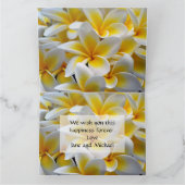 De gelukwensen van het de bloemhuwelijk van kaart (Binnen)