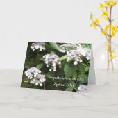 De Gelukwensen van het huwelijk Kaart (Gele Bloem)