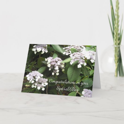 De Gelukwensen van het huwelijk Kaart (Voorkant)