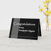 De Gelukwensen van het Huwelijk van de STIEFZOON Kaart (Gele Bloem)