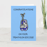 De Gelukwensen van het Succes van Triathlon