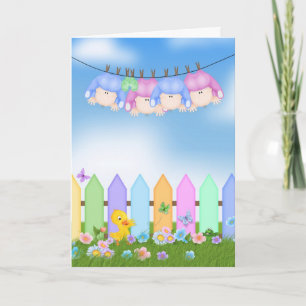 De Gelukwensen van vierlingen Kaart