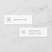 De gemakkelijke Sjabloon van de legant voegt uw be Mini Visitekaartje (Voorkant / Achterkant)