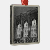 De gemaskerde bal, 23 januari 1782 metalen ornament (Rechts)