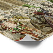 De gemaskerde bal bij de Galerie des Glaces Poster (Hoek)