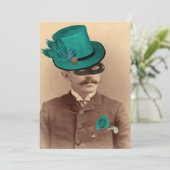 De gemaskerde katter kaart (Staand voorkant)