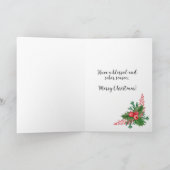 De Gematigde Kerstkaart van het Riet van het snoep Feestdagen Kaart (Binnen)