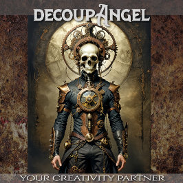 De Gemechaniseerde Geest - Decoupage - Tissuepapier