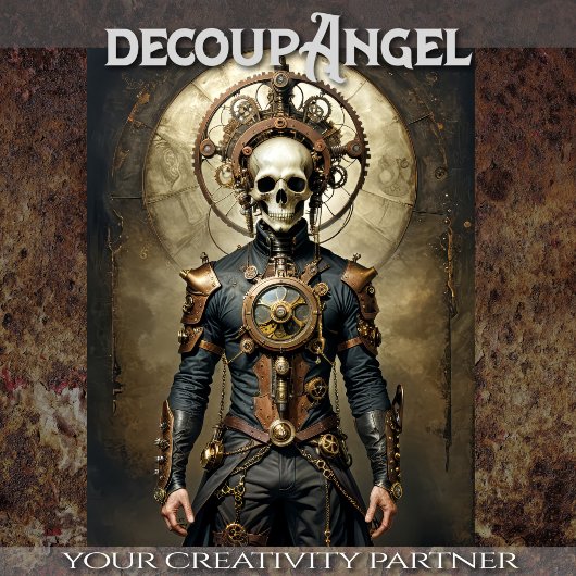 De Gemechaniseerde Geest - Decoupage - Tissuepapier