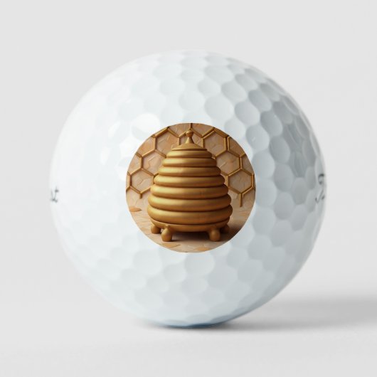 "De gemeenschap gedijt hier" Golfballen (Voorkant)