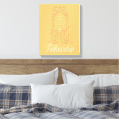 De Gemeenschap - Kleine Groep, Grote Avontuur Canvas Afdruk (Insitu (Slaapkamer))