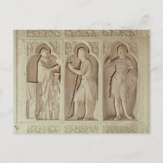 De gemeenschap van een ridder briefkaart (Voorkant)