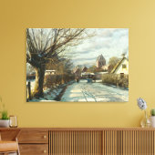 De Gemeenschap van Hoop Taastrup, buiten Kopenhage Canvas Afdruk (Insitu (Woonkamer))