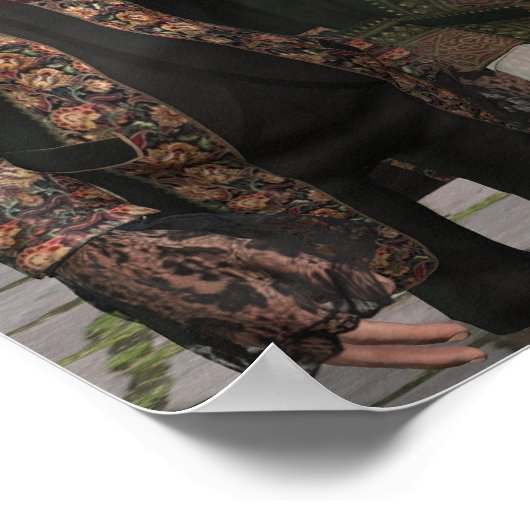 De gemeente Crier - Klein Poster (Hoek)