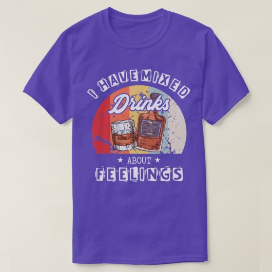 De Gemengde Drinken van het Citaat van Bartender o T-shirt (Design voorkant)