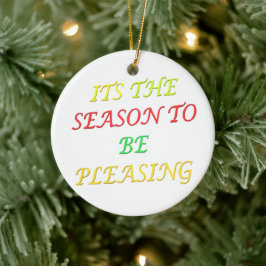 De gemengde kleur van het pretseizoen Kerstmis is  Keramisch Ornament