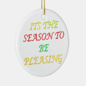 De gemengde kleur van het pretseizoen Kerstmis is  Keramisch Ornament (Rechts)
