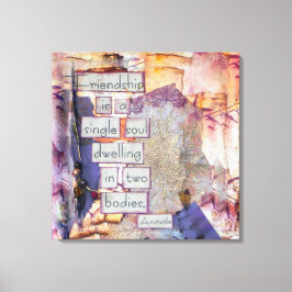 De gemengde vriendschap van de Kunst van Media is  Canvas Afdruk