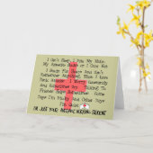 De gemiddelde Grappige Giften van de Student van Kaart (Gele Bloem)