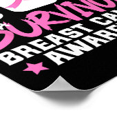 De genade God Ik ben een overlevende borstkanker A Poster (Hoek)