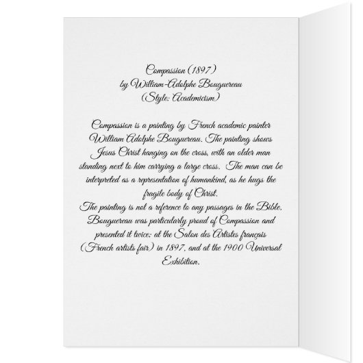 De genade van Christus Bouguereau (Binnen (Links))