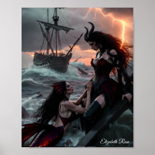 De Genade van de Sirene Poster (Voorkant)