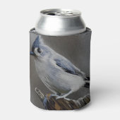 De genade van de Tufted Titmouse Blikjeskoeler (Blikje Voorkant)