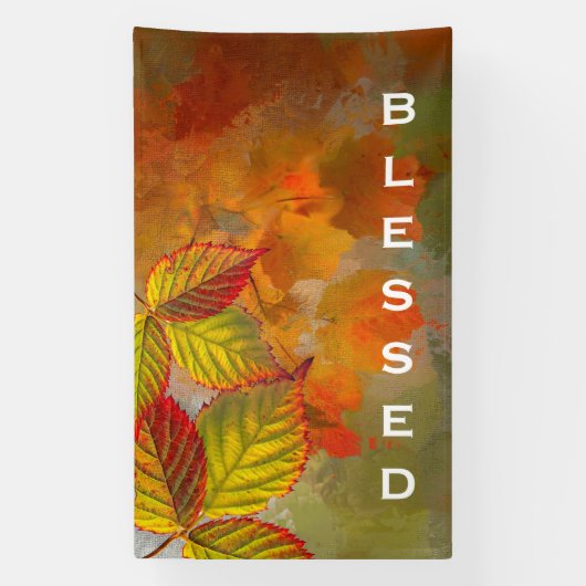 De Genade van Herfstzegen Spandoek (Verticaal)