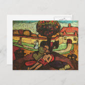 De genadige Samaritaan van Paula Modersohn-Becker Briefkaart (Voorkant / Achterkant)