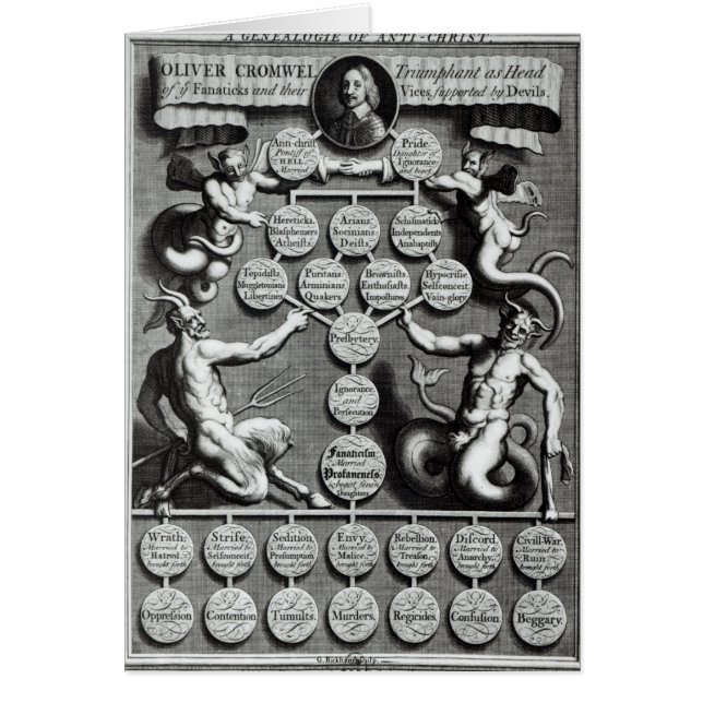 De genealogie van het anti-Christus Oliver (Voorkant)