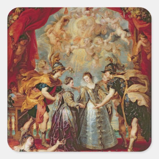 De geneesmiddelcyclus vierkante sticker (Voorkant)