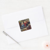 De geneesmiddelencyclus 2 vierkante sticker (Envelop)
