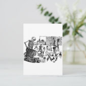 De generaal Calavera van de Graveyard Briefkaart (Staand voorkant)