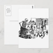 De generaal Calavera van de Graveyard Briefkaart (Voorkant / Achterkant)