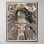 De generaal van de staten in het theater Bourbon Poster (Voorkant)