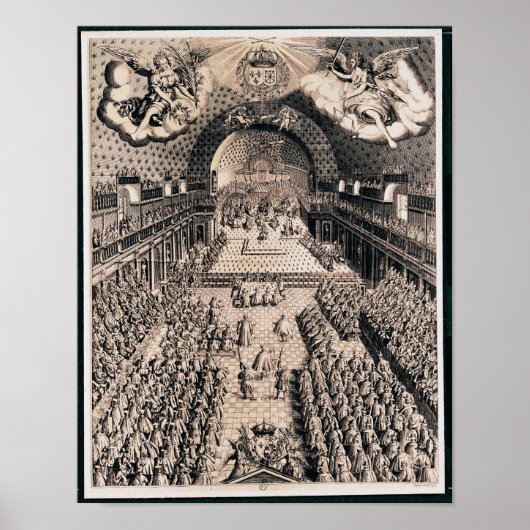 De generaal van de staten in het theater Bourbon Poster (Voorkant)