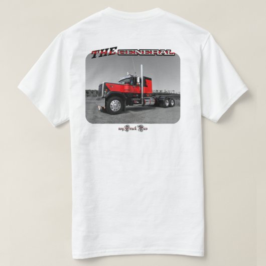 De generaal van het Shirt voor het transport van p (Design achterkant)