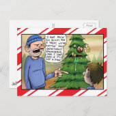 De genetisch gebouwde groet van de Kerstboom Feestdagenkaart (Voorkant / Achterkant)