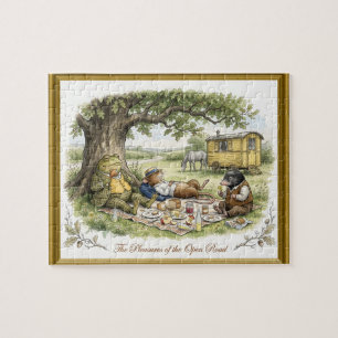 De Geneugten van de Open Weg Wind in de Wilgen Legpuzzel