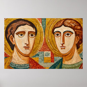 De genezende getuige van Cosmas en Damian Poster