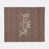 De Genezer Namen van Jezus Christus Bijbel Schrift Fleece Deken (Voorkant (Horizontaal))