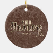 De Genezer Namen van Jezus Christus Bijbel Schrift Keramisch Ornament (Achterkant)