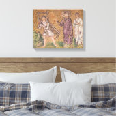 De genezing van de Paralyse van Capernaumx Canvas Afdruk (Insitu (Slaapkamer))